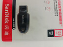 闪迪（SanDisk）128GB USB3.2 U盘 CZ550黑色 读速100MB/s 安全加密 数据恢复 学习办公电脑车载 高速大容量优盘 实拍图