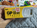 超霸（GP）5号电池40粒五号碳性干电池黑超适用于耳温枪/血氧仪/血压计/血糖仪/鼠标等5号/AA/R6P 商超同款 实拍图