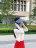 猫人防晒面罩女可拆磁吸夏季全防护颈一体防紫外线遮阳冰丝防晒帽 竹溪绿 均码 1个 实拍图