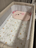 ANGI BABY新生儿婴儿床带尿布台可拼接大床宝宝摇摇床可移动多功能哄睡神器 云雾米 尿布台+椰棕棕垫+礼包 实拍图