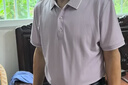 杉杉【凉感轻奢桑蚕丝】短袖T恤男士夏季衣服高端半袖体恤POLO衫装款 实拍图