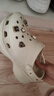卡骆驰（CROCS）檀健次同款经典洞洞鞋轻便百搭女沙滩鞋包头拖鞋男鞋|10001 骨白色-2Y2(含智必星) 37 /38(230mm) 实拍图