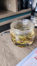 富光花茶杯 男女士茶水分离杯子 双层办公泡茶玻璃杯带把高硼硅水杯 实拍图