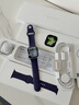 Apple/苹果 Watch S11 智能手表GPS款42毫米银色铝金属表壳雾紫色运动型表带S/M MEUT4CH/B情人节 实拍图
