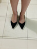 7or9熔岩蛋糕 春夏季新款凉鞋女黑色后空设计感空气棉高跟鞋5cm 熔岩蛋糕5cm 配饰需要另外购买 36 实拍图