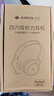 艾本（AIBEN）英语四六级听力耳机大学生四级六级考试专用可调频FM收音机头戴式蓝牙专四专八大英赛考试听力耳机 专业考试【耳罩折叠电池款白·送电池】 标配（耳机） 实拍图
