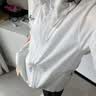 北面（The North Face）【都市机能系列】防晒衣男防紫外线UPF户外多效衣外套|4U8X FN4/白色 L /175 实拍图