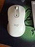 罗技（Logitech）优选系列M650无线蓝牙鼠标 办公蓝牙静音鼠标Mac苹果ipad鼠标人体工学双模鼠标大小手可选男女通用 M650大手型 白L（M750入门款） 实拍图