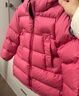 保姆鹅  【风墙】儿童羽绒服宝宝中长款护脸加厚外套保暖童装[NG2664] 石榴粉 110 实拍图
