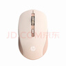 惠普（HP）S1000C升级款 无线2.4G轻音办公鼠标 TypeC充电 USB接口无线鼠标即插即用 奶茶色 实拍图