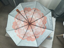 蕉下（beneunder）防紫外线遮阳伞三折双层黑胶晴雨伞防晒伞BM011花椿 实拍图