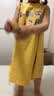 嘟嘟家【7A抑菌】女童背心裙夏款纯棉女宝宝连衣裙夏季宽松女孩裙子休闲 奶黄色 100 实拍图
