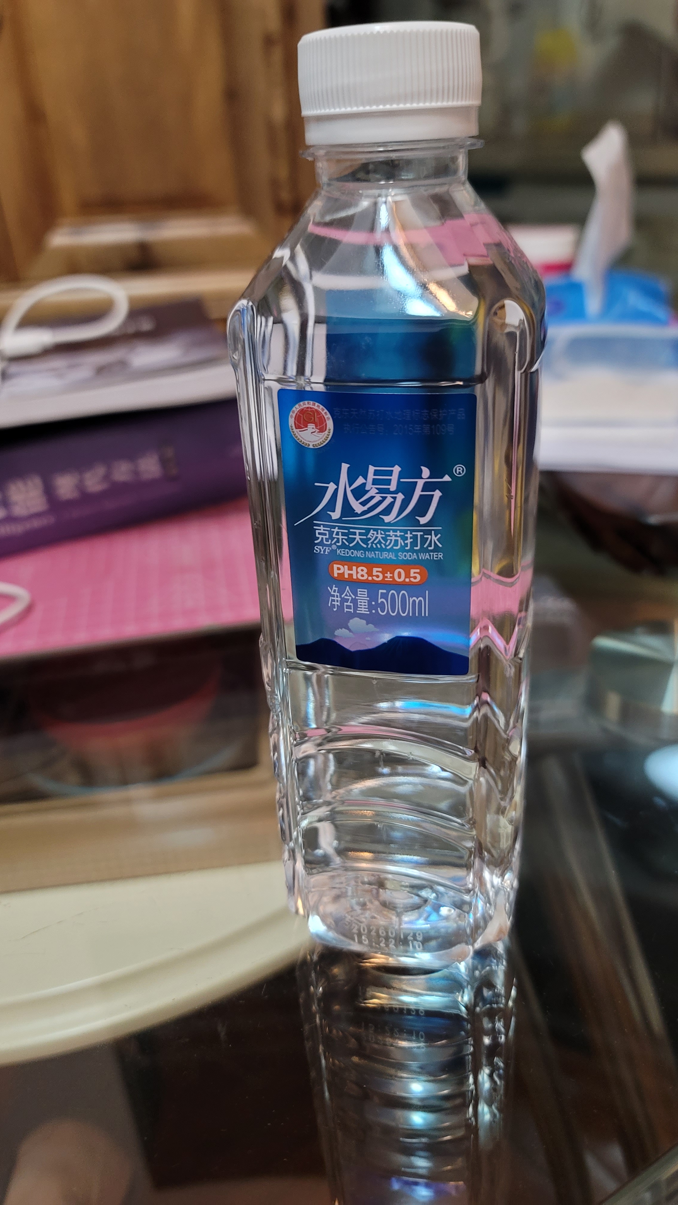 水易方（SYF） 克东天然苏打水500ml*20瓶 矿泉水无汽饮用水 实拍图