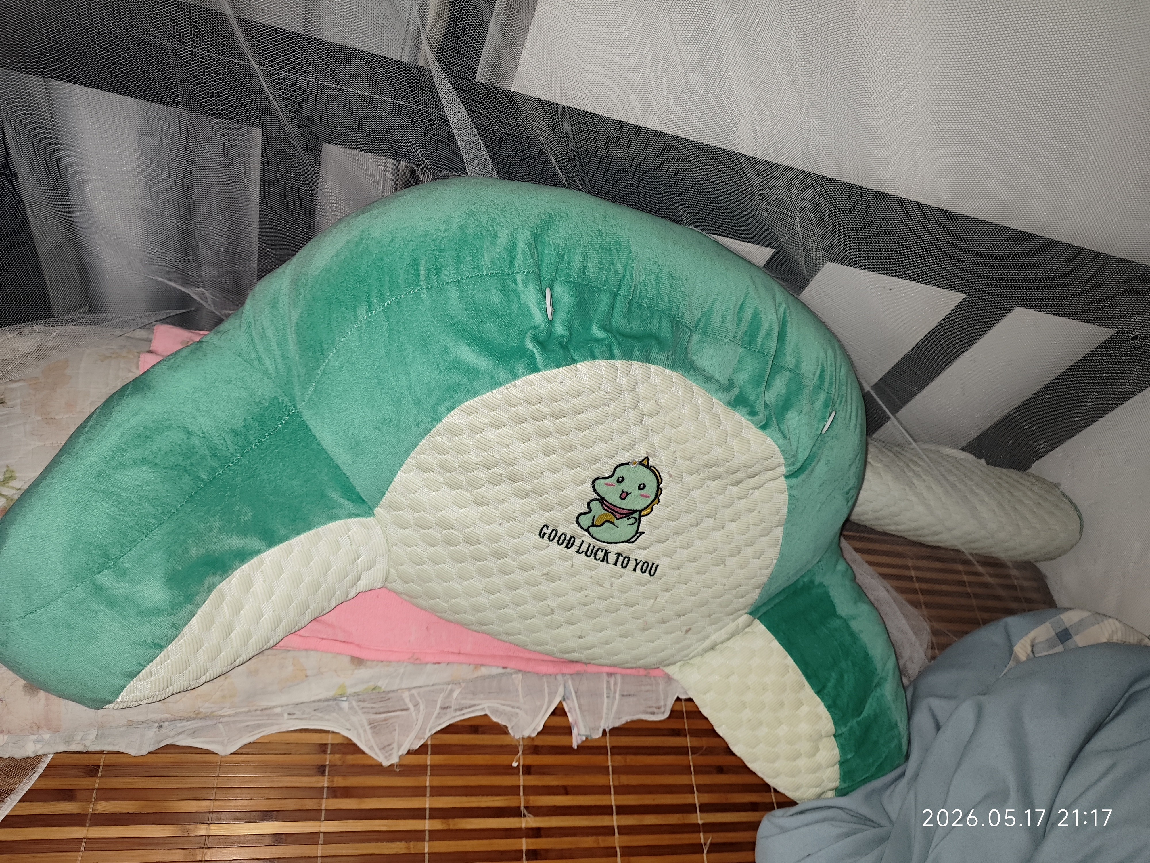 独立内胆夏季冰藤腰靠垫腰枕床头护腰超软可爱靠枕宿舍座椅床头枕 独角兽【带内胆冰豆豆透气外套】 75cm*50cm 含枕芯 实拍图