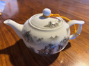 盛天下 景德镇陶瓷青花瓷小茶壶釉中彩过滤泡茶单壶小号功夫茶具手抓壶 实拍图