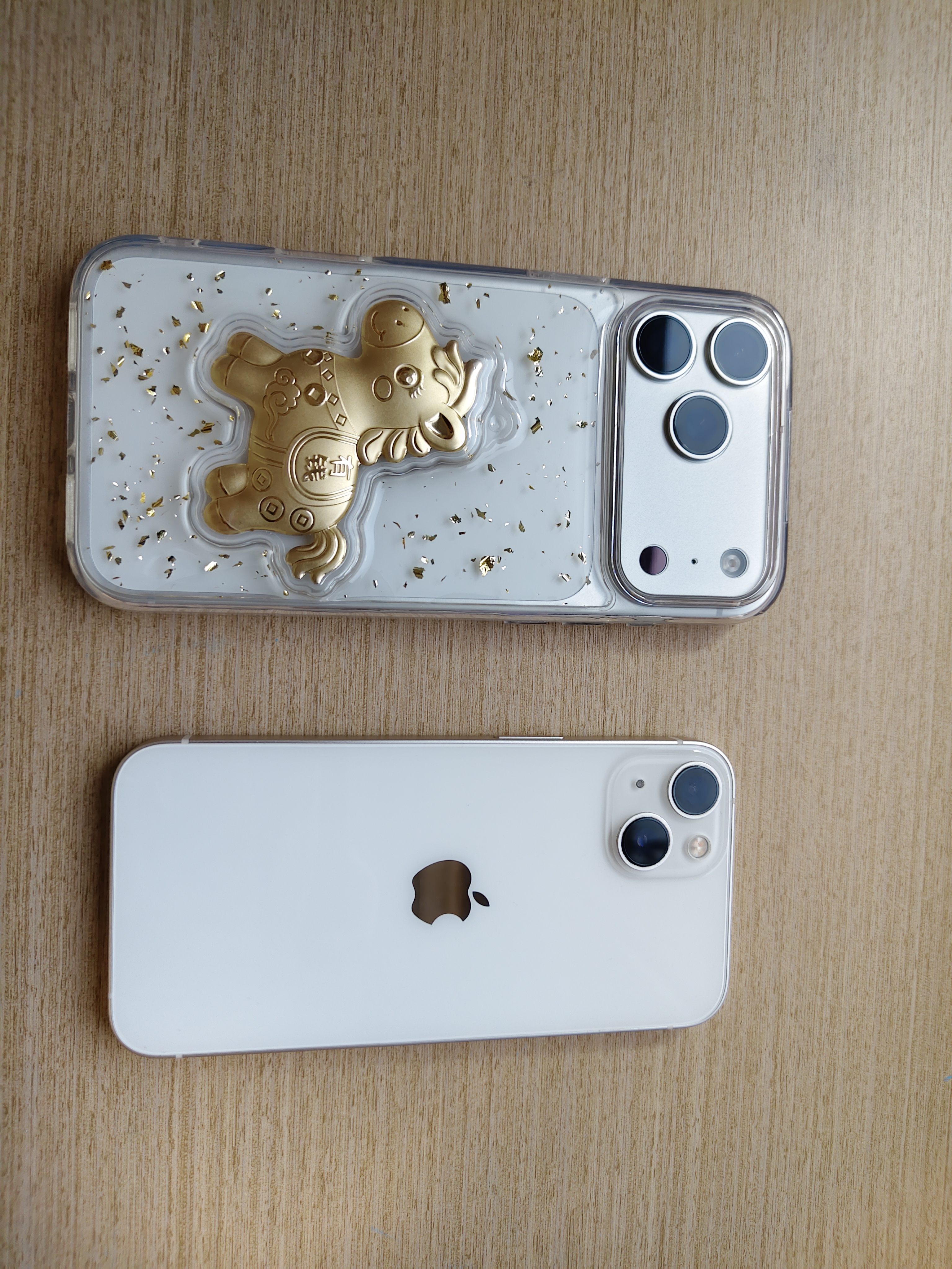 KEKLLE适用iPhone17promax手机壳苹果17promax保护套可爱卡通金箔闪粉滴胶透明防摔保护套新款全包 实拍图