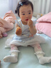 戴维贝拉（DAVE＆BELLA）儿童裙子2026夏装新款小童公主裙女童网纱连衣裙女宝宝背心裙童裙 蓝白条纹【现货】 90 cm（建议身高80-90cm） 实拍图
