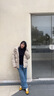 波司登冬羽绒服女士修身短款休闲加厚脱卸帽立领休闲百搭外套 实拍图