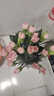 康乃馨百合鲜花混搭套餐云南鲜花直发居家插花母亲节送长辈花束 随机康乃馨20枝+随机百合5朵 实拍图