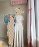梵希蔓松弛感T恤套装女2025年夏季上衣显瘦阔腿裤休闲两件套 卡其色  L  实拍图