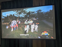 快朵小屋84英寸16:9支架挂壁两用光子8K幕布抗光免打孔移动便携幕家用办公投影幕布适配极米坚果当贝投影仪 实拍图
