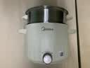 美的（Midea）电煮锅 0涂层不锈钢 宿舍小电锅 多功能家用宿舍泡面小火锅 2.6L蒸煮一体电热锅 XZC2066G 配蒸笼 实拍图