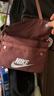 耐克NIKE中性单肩斜挎包小包运动包休闲包斜挎包CW9300-218红棕MISC  实拍图
