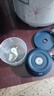 绞肉机小型打蒜器家用绞蒜切蒜器多功能辅食料理机电动蒜泥神器蒜蓉机自动切菜机压蒜器 宝蓝色- 0.26L （升级大电机） 实拍图