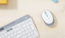 罗技（Logitech） M380 无线鼠标 无线2.4G 办公鼠标 百度AI智能语音输入打字翻译 家用办公型M380 珍珠白 实拍图