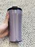 膳魔师（THERMOS）便携电动搅拌杯咖啡杯新款陶瓷涂层车载办公室保温杯高颜值水杯子 膳魔师-极光紫【395ml】 实拍图