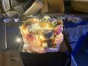 三彩熊小狗向日葵玩偶永生花束端午节毕业季女生生日礼物送女朋友闺蜜 实拍图