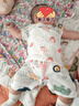 欢喜小熊婴儿短袖连体衣夏季薄款纯棉哈衣睡衣男女初生宝宝衣服2件装 实拍图