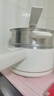 美的（Midea）电煮锅 小电锅 不锈钢0涂层电热锅 宿舍小锅多功能锅 1.6L学生寝室一体泡面小火锅XZC2017G 配蒸笼 实拍图