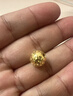 中国黄金（CHINA GOLD）足金六字真言转运珠硬金钱福字黄金手链男女款DIY串珠配件520礼物 10mm福字珠 约0.8g【国金礼盒】 实拍图