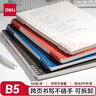 得力（deli）【价同618】B5不硌手活页本线圈本笔记本本子透明横线可开合初高中作业本HB550 实拍图