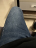 真维斯（Jeanswest）牛仔裤男2026春夏潮流简约直筒裤男休闲牛仔男士长裤蓝色常规32 实拍图