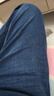 真维斯（Jeanswest）牛仔裤男2026春夏轻商直筒修身牛仔长裤男蓝色常规33 实拍图