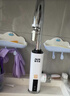 奥克斯（AUX）电热水龙头热水器加热水龙头快速热水变频恒温厨房下进水 【变频恒温】雪山白+漏保插头+万向喷头 实拍图