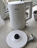 美的（Midea）【价保618】电热水壶烧水壶0涂层食品级304不锈钢自动断电双层防烫全钢无缝1.5L容量 MK-HJ1566 实拍图