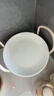友来福陶瓷骨碟家用吐骨盘7英寸白瓷盘酒店餐桌吐骨碟子套装5只装 实拍图