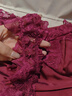 绫天生丝滑绫lingerie「幽雅」性感蕾丝纯欲睡裙轻熟凉感睡衣女修身睡袍夏 Purple紫熏-「幽」蕾丝拼接睡裙 L 「168cm~178cm」 实拍图