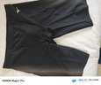 美津浓（MIZUNO）泳裤男士防尴尬大码长款5分裤专业速干抗氯游泳衣装备B1127金XL 实拍图