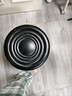华恺之星吧台椅可升降吧台凳子家用转椅滑轮办公椅搁脚椅餐椅子BY659黑 实拍图