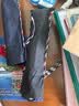 天堂伞 加大雨伞三折 晴雨两用商务伞经典格纹10骨大雨伞男女 藏青 实拍图