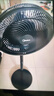 美的（Midea）【超级单品】七叶轻音立式电风扇家用柔风落地扇台式桌面小型风扇大风量节能摇头宿舍电扇 SAF30AB 实拍图