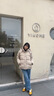 波司登冬羽绒服女士修身短款休闲加厚脱卸帽立领休闲百搭外套 实拍图