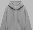 蕉内（Bananain）【刘浩存同款】非常服503Relax男女针织连帽休闲外套百搭显瘦卫衣 【刘浩存同款】中麻灰 L 实拍图