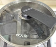炊大皇 有钛平底锅 304不锈钢煎锅不粘锅可用铁铲蜂窝纹电磁炉煎锅26cm 实拍图