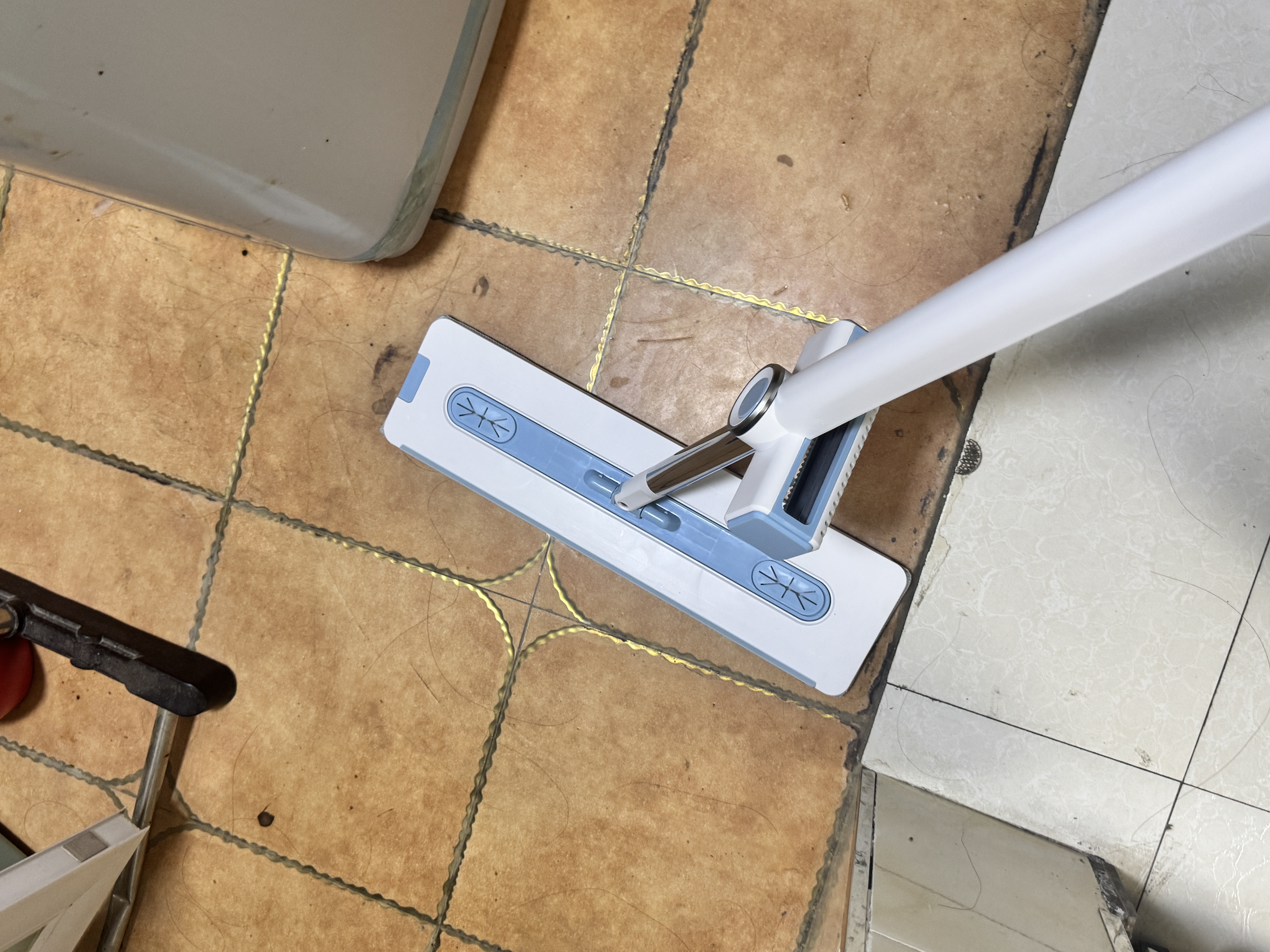 欧莱多平板拖把45cm2布家用一拖净免手洗吸水拖布墩布干湿两用拖地神器 实拍图
