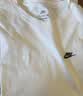 耐克(NIKE)春夏男短袖圆领T恤 纯棉 运动休闲 舒适百搭FV0376-100 白L 实拍图
